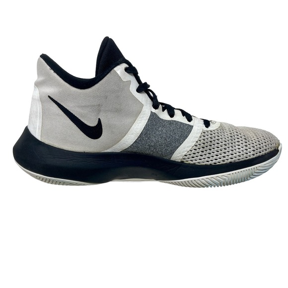 Nike Air Precision II Sneakers Men's 8 1/2 Black White 1,4,4,9:S-145 - Picture 3 of 14